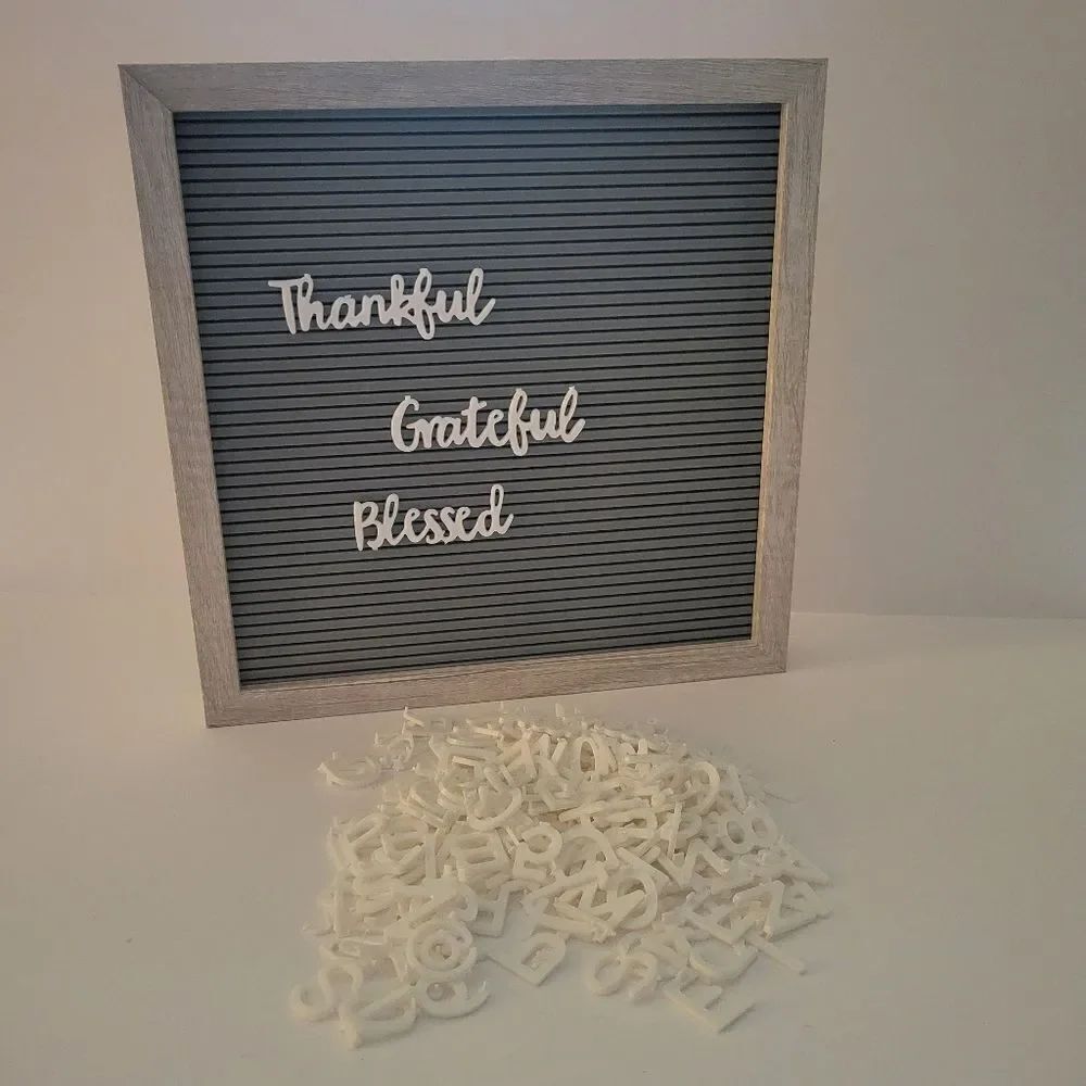 Letter Sign Board with Precut Letters Words Numbers - Picture 7 of 14
